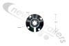 1810791 Dawbarn Hydra Hinge Flange