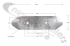 N1010 BPW Hanger Bracket Plate