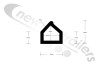Domed Seal Alibulk Domed Rubber Door Seal - Per Metre