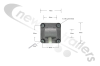 CNTG0048 Wilcox Top Hinge For 50/50 Split Rear Door Air Ram