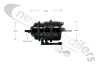 4.454.1077.64 SAF Brake Chamber Type 16"/24" Double Diaphragm Fitted To Disc Brake Axles