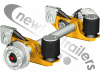 B9-22S Axle SAF Complete Replacement Axle B9-22S with Hubs, Discs, Calipers and T16/24 Chambers