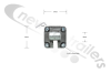 CERM50X Titan Air Ram Male Hinge Bracket