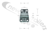 AFER25/12000/YEL Bolt On Ferry Lashing Link Cleat