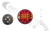 810/51/00 Rubbolite 3 chamber Hamburger LED Light - Tail/Flash/Stop