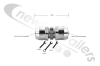 7119 Fitting Connector Straight Push Fit Air Pipe 18mm OD