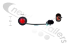 TL34/02/02SSF Rubbolite LED Rear Marker(Red)With A Superseal Plug
