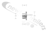 12100874 Knapen Hydraulic Rear Door Locking Pin