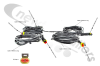 96504-302 Rubbolite LED Side (Amber) Marker Lamp Loom To Juncton Box Left Or Right (O/S or N/S)