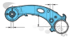 60101938 BPW Trailing Arm