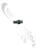 N101097 Hydraulic Coupling Bulk Head Adaptor 1/4" Male