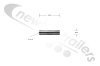 30107608 Knapen Cleansweep Axle for Guide Roller