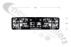 491041 Fliegl Number Plate Holder
