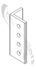 F-100861401 STAS Rear Door/ Tailgate Corner Post Bracket