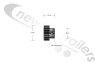 M-32053801 STAS Grain Hatch Pinion or Cog (For Rack & Pinion)