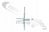 BDICO28010 Cover Sheet Nylon Block Rivet 4.8mm - Countersunk.