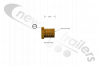 4630 Brass Fitting M22 Male Stud Bulkhead Fitting Long With M16 Female Thread Inside