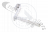 S500/13295 STAS Aluminium Bottom Rail Profile "P" LG = 13295