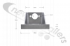STAS 013F STAS Auto Rear Door Aluminium Chamber Profile