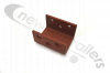 STAS 029H Stas Door Top Hinge 'U' channel bracket 94mm