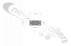 STAS 072C Cattle Clamp Aluminium Flat Plate (Packer) 10mm