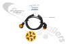 68-2443-007 Aspoeck Tail Lamp - ASS1 Yellow Connector On Both Ends With 3 metre Cable For Left Hand Lamps