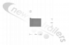 F-1052799 Cover Sheet Support Arch Aluminium Angle Plate 80x60x60mm