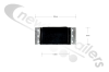 CR2167 / 44 Wilcox Body Rubber 44mm Thick Block Body Pad