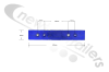 9111007 Cargo Floor CF500 Plank Hole Template For Drilling - CF500 x 4 Holes LG:200mm