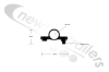 03.189.14.61.0 BPW ABS / EBS Sensor Holder With Dowl