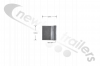 5000026 Kraker Door Hinge Alloy profile