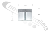 F00083161 Legras Sheet Arch Lug 28mm Hole