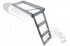 237029G Rear Underbody Access Ladder 3 Step Pull Out For Knapen Walking Floor