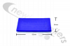 4104002.1 Cargo Floor Plank End Cap 97mm Plastic Blue (Single)
