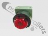 50/05/01 Rubbolite Rear Marker Lamp S.P. Without Mounting Bracket - Red