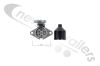A2683 24S Aluminium 7 Pin Male Socket with Screw Terminals
