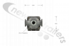 356012061 Quick Release Valve (QRV) Type 2 Port Opposite Inlet M22x1.5mm - Outlet M16x1.5mm