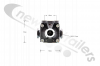 356006011 Quick Release Valve (QRV) Type 2 Port Opposite Inlet M22x1.5mm - Outlet M22x1.5mm