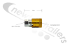 CF352749 Yellow Air Line Coupling Female M22x1.5mm  - Inc Valve