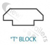 04767401  Keith Plank Slat Guide T Block Bearing 97mm With No Holes