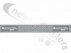 BC70705-NEWTON – White EVO  Newton Trailers Logo White VC104 + Orafol Reflexite Reflective Tape - Per Meter