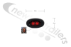 850/02/04  Rubbolite Rear Marker Lamp - Red LED With 2 Pins Superseal Plug