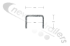 F36191282 Wear Pad U bolt (without threads ) Legras