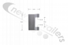 F0033808 Legras Corner Hinge Alloy Plate 112mm Wide For Barn Door Trailers- 2003 On