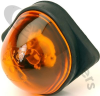 1756A Rubbolite Side Marker Lens For Model 28 Lamp - Amber