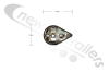 85908 Rubbolite Model 800 Rear Replacement Bulb Holder / Deflector
