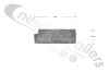 23x09467501/1x09489101 Keith Walking Floor Plank Slat End Cap Aluminium 97mm Keith Logo (x24)