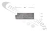 04567301SS Keith Walking Floor Plank Slat End Cap Aluminium 97mm Keith Logo (x24)