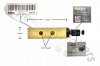 352061101 Haldex ILAS®-E Integrated Lift Axle Valve With 4 x M18x1.5mm Ports; 3-Pins Blade Terminal Solenoid