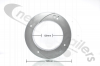 BF-1112/GM-W-FLG-8-IN-RD Sight Glass Or Viewing Window For Side Wall Of Plank Sided Trailers Or Walking Floor® Side COMPLETE FLANGE AND GLASS